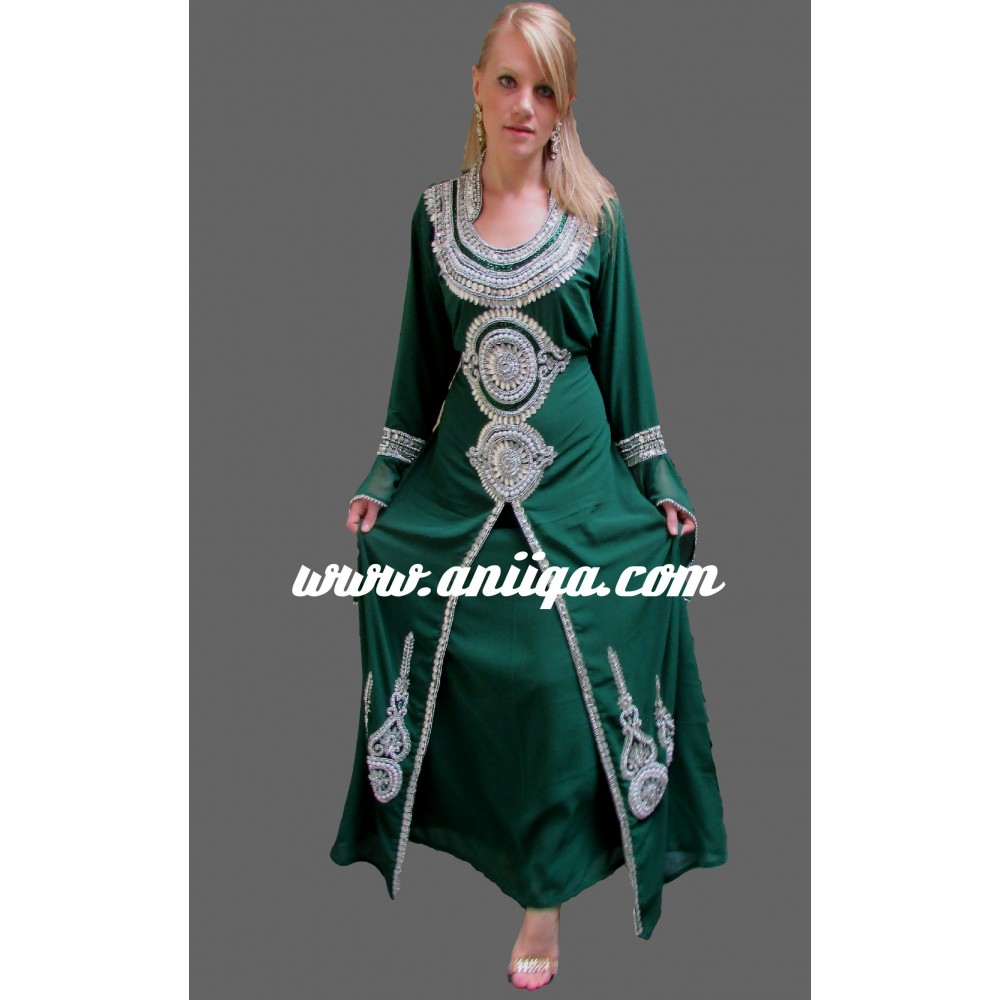 Caftan Dubai, robe de soirée orientale et arabe