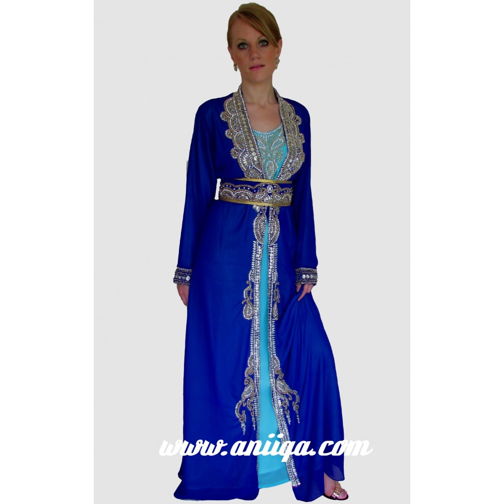 Robe orientale perlé 3