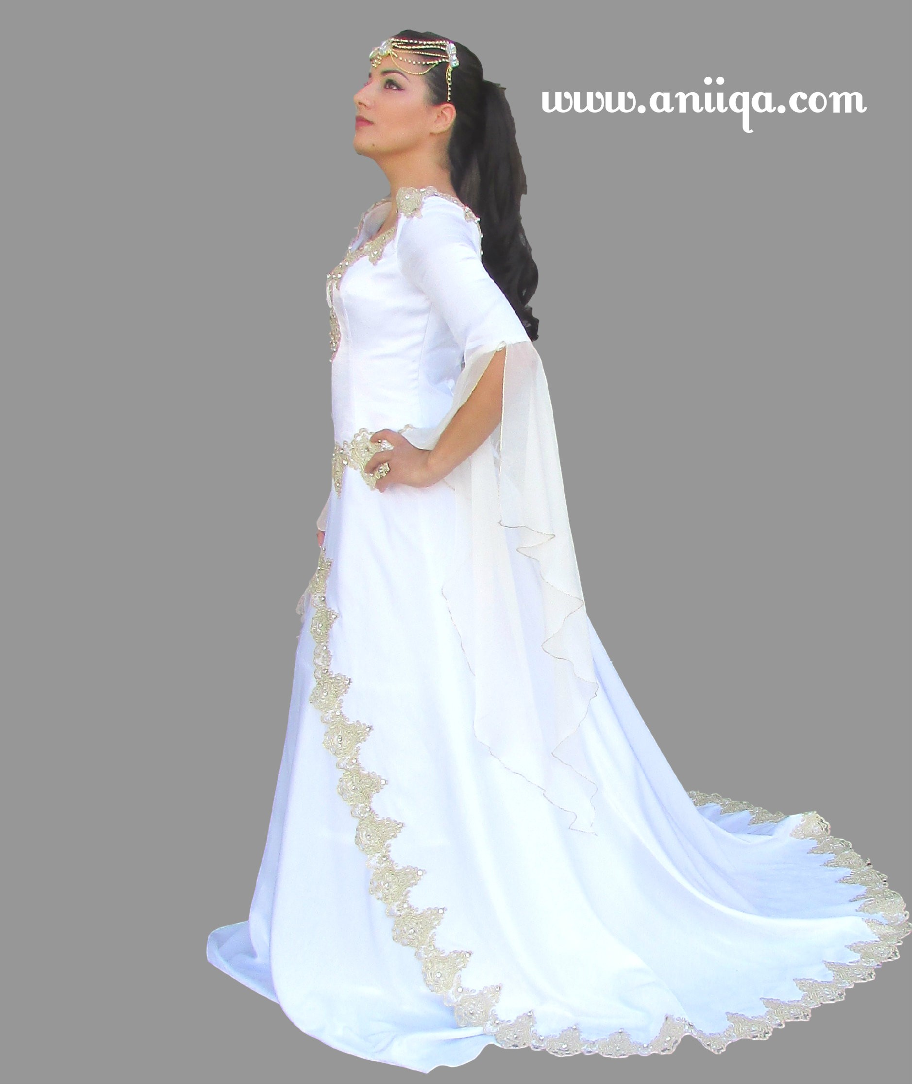 Robe De Mariée Arabe Et Musulmane Orientale Pas Cher