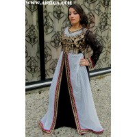 Caftan marocain noir 