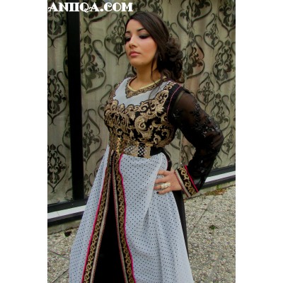 Caftan marocain noir 