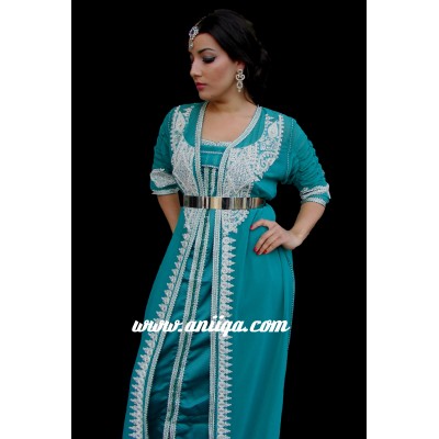 Caftan marocain moderne perlé