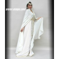 caftan mariage avec cape