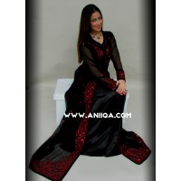 robe marocaine noire moderne