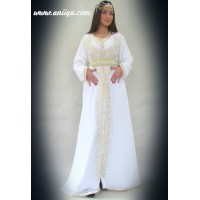 Robe mariage marocain blanche