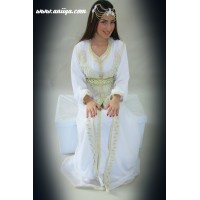 caftan blanc pour mariée