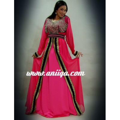 Takchita marocaine moderne fushia