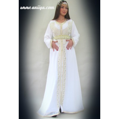 location caftan mariage blanc 