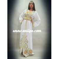 location caftan fiançailles blanc 