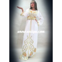 location caftan fiançailles blanc 