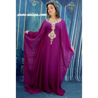 Robe dubai grande taille noir