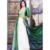 Robe marocaine verte  de mariage 