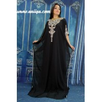 Robe de soirée orientale noir 2016