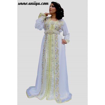 caftan blanc mariage marocain et oriental 2016