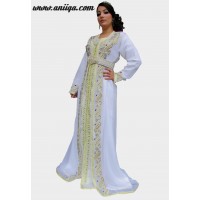 caftan de mariée blanc moderne 2016