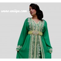 caftan vert de mariage orientale, arabe et marocain 2016 