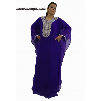 caftan avec manches papillon modèle 2016