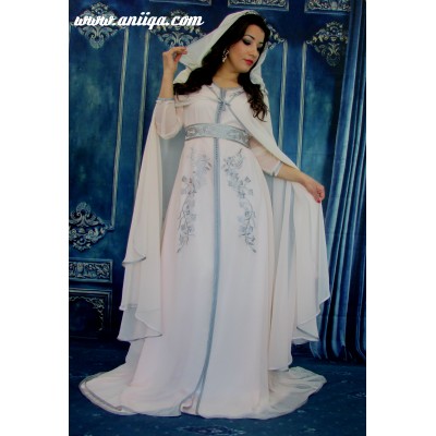 caftan de mariée 2018/2019, caftan marocain 2018/2019, caftan simple de mariée, takchita de mariage 2018/2019 