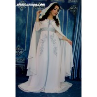 caftan de mariée 2018/2019, caftan marocain 2018/2019, caftan simple de mariée, takchita de mariage 2018/2019 