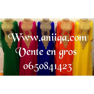 Vente en gros et semi gros robe orientale dubai pour plus d'info: 0650841423 