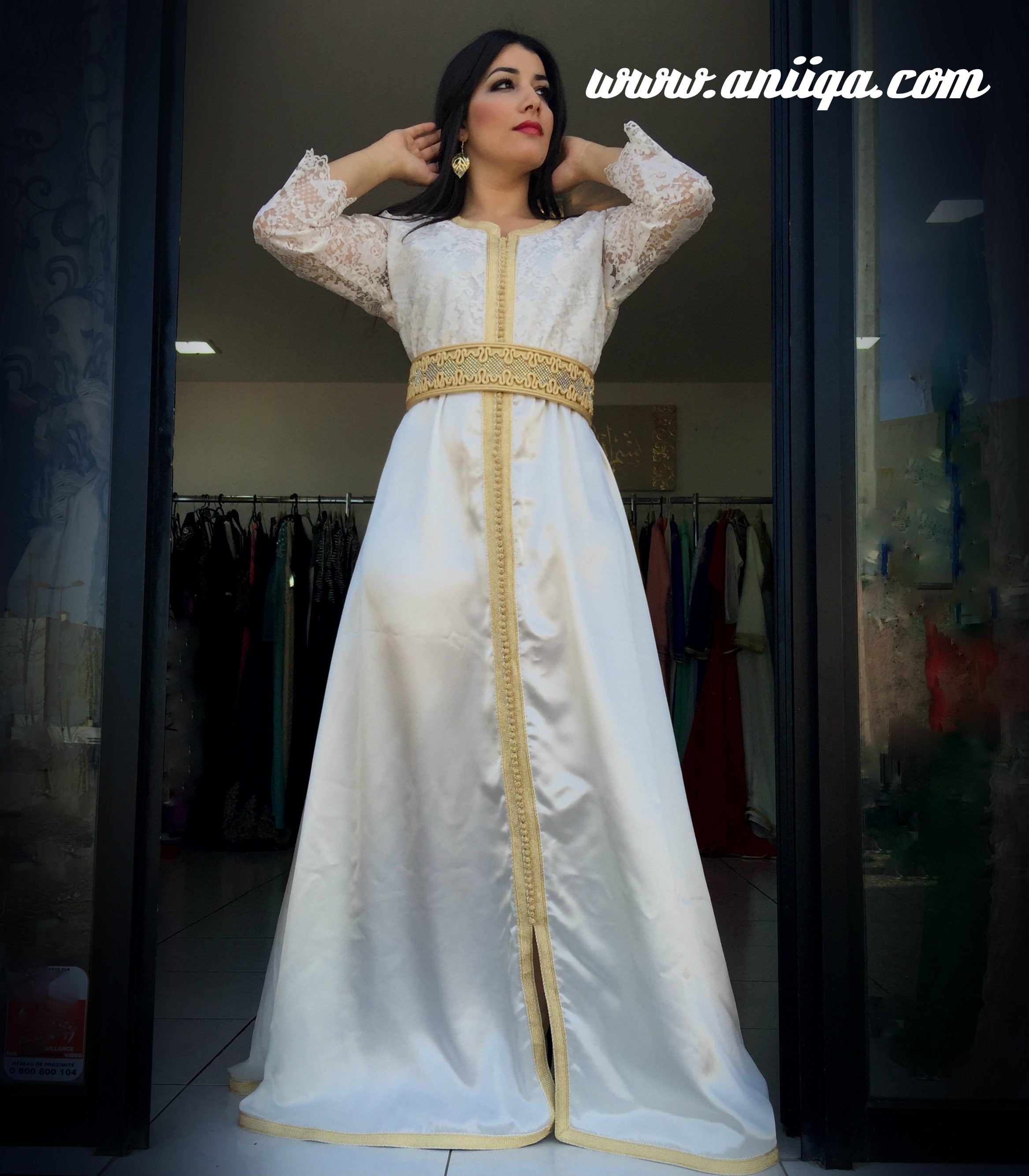 robe satin de soie