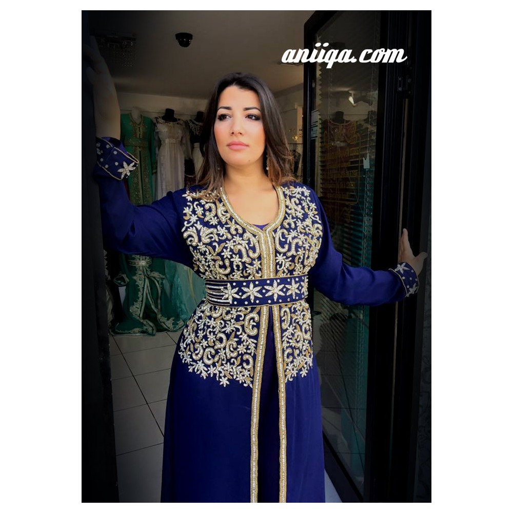 caftan tendance de mariage , caftan marocain moderne simple