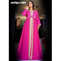 robe orientale moderne rose fushia à paris