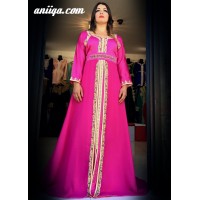 caftan à paris rose fushia modele 2017