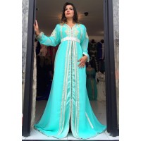 takchita caftan grande taille , robe orientale grande taille