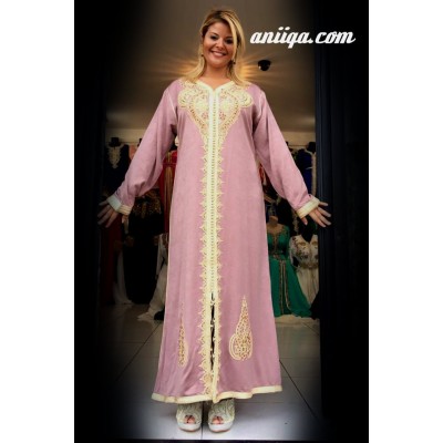 Caftan marocain simple perlé