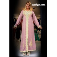 Caftan marocain simple perlé