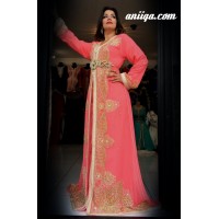 robe orientale de mariage corail