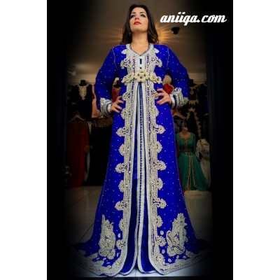 Caftan marocain Sari belu royal 