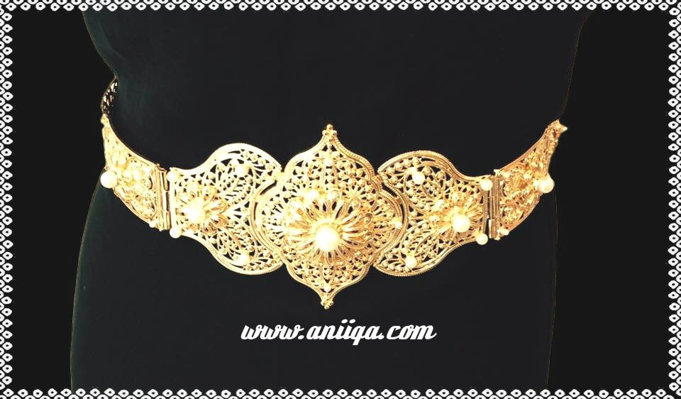 ceinture doree caftan