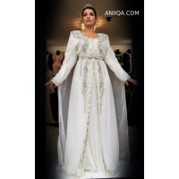 robe kabyle avec burnous