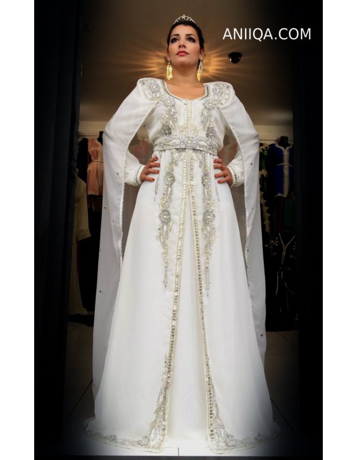 Robe Orientale Blanche De Mariage Grande Taille Pas Cher