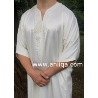 Gandoura blanche pour  homme 