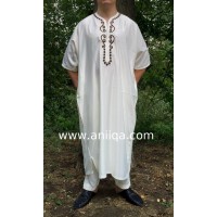 Gandoura marocaine pour homme moderne 