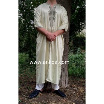 Gandoura marocaine pour homme moderne 