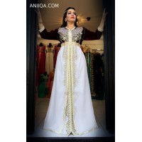 Robe marocaine 2017 velour et mousseline 