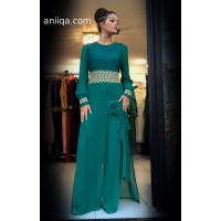 Robe de soirée verte Anissa