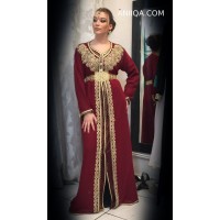 Robe orientale bordeaux 2017