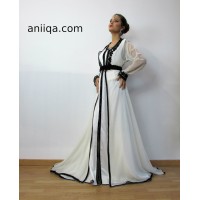 Robe marocaine moderne2018/2019 , caftan simple et moderne 2018/2019