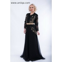 Caftan Noir doré 2018/2019 Lamia