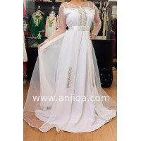 Caftan blanc de mariée Salwa