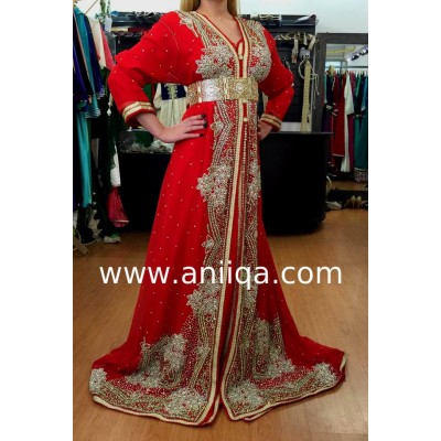 Caftan sari marocain  rouge 2018/2019 Zara