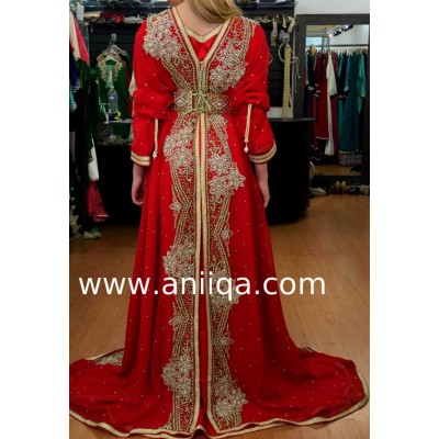 Caftan sari marocain  rouge 2018/2019 Zara