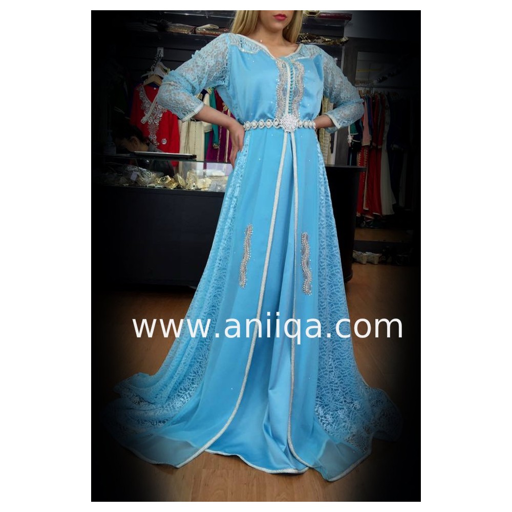 Caftan dentelle 2018 Zara