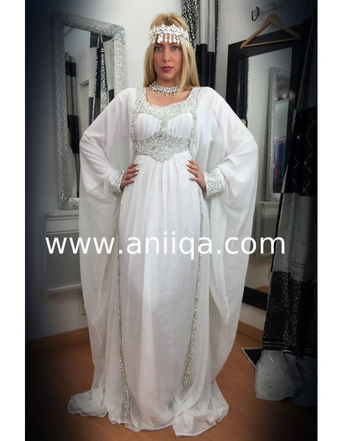 Blanchearabe Robe Mariagemaghrébine Robe Blanchearabe