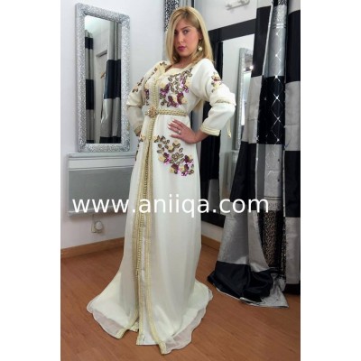 Caftan mariée blanc  1